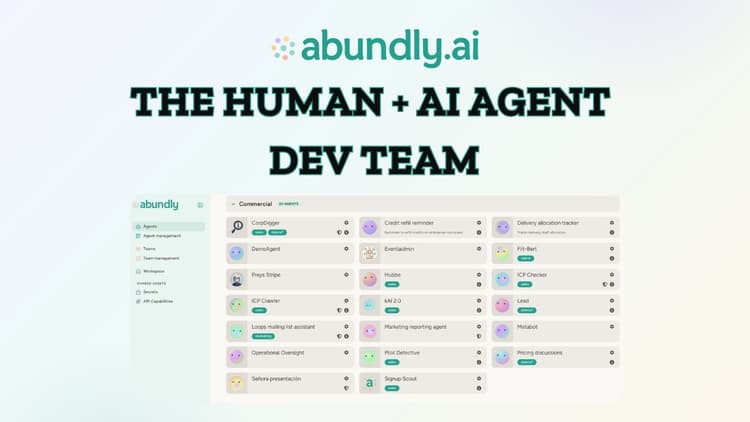 AI Agent Platform for Human+AI Teams | Abundly