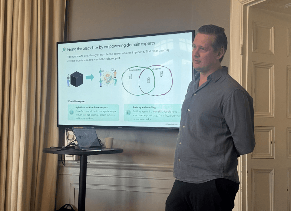 Course session on empowering domain experts to build AI agents