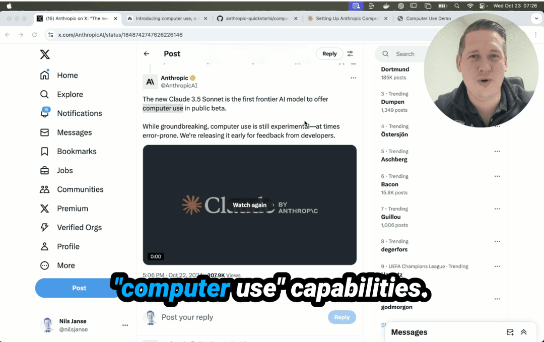 "Computer Use" Moves the Frontier for AI Agents